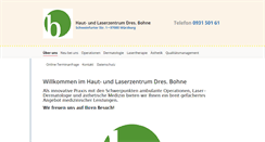 Desktop Screenshot of hautarzt-wuerzburg.de